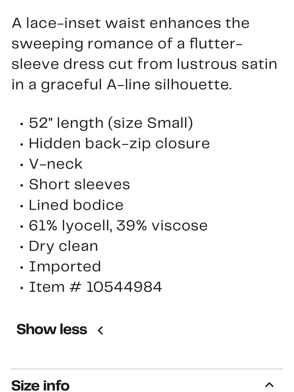 ASTR the Label Aurelia satin dress NWT - Picture 6 of 12